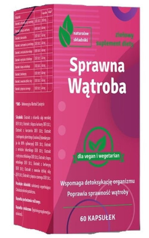 Sprawna wątroba 60 kapsułek Polskie Centrum Farmaceutyczne