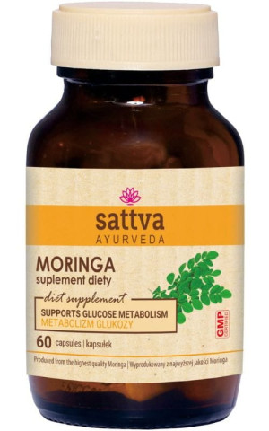 Moringa 60 kapsułek Sattva Ayurveda