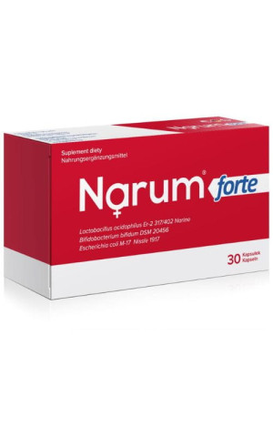 Narum Forte 100 mg, SZCZELNE JELITA 30 kapsułek