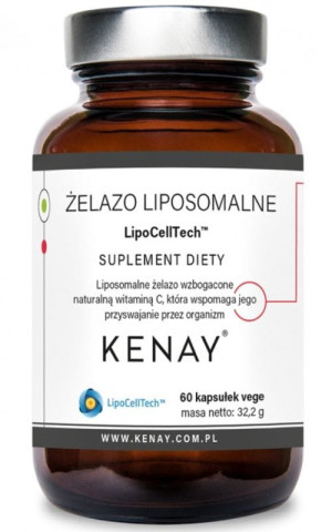 Kenay Żelazo liposomalne LipoCellTech 60 kapsułek