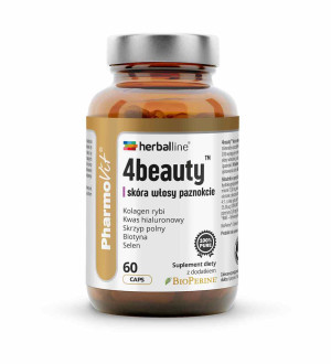 Pharmovit Herballine 4beauty skóra włosy paznokcie 60 kaps