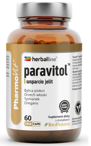 Pharmovit Herballine Paravitol wsparcie jelit 60 kapsułek