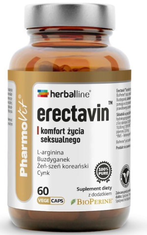 Pharmovit Herballine Erectavin komfort życia seksualnego 60 kapsułek