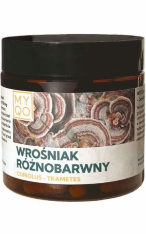 Wrośniak różnobarwny - Coriolus - 90 kapsułek MYQO