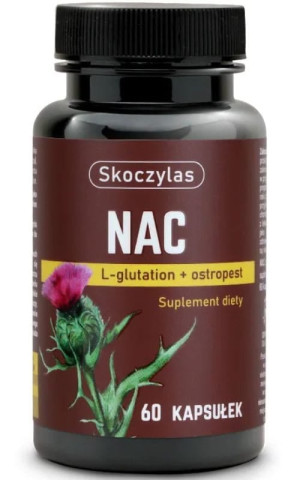 Skoczylas NAC L-glutation ostropest 60 kapsułek