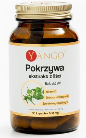 Yango Pokrzywa ekstrakt z liści 90 kapsułek
