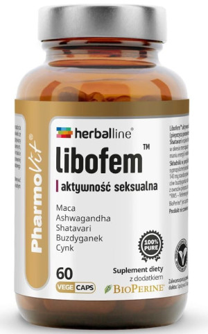 Pharmovit Herballine Libofem aktywność seksualna 60 kapsułek