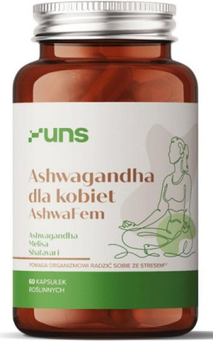 Ashwagandha dla kobiet AshwaFem 60 kapsułek UNS
