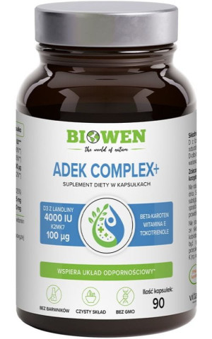 Biowen Witaminy ADEK Complex+ 90 kaps