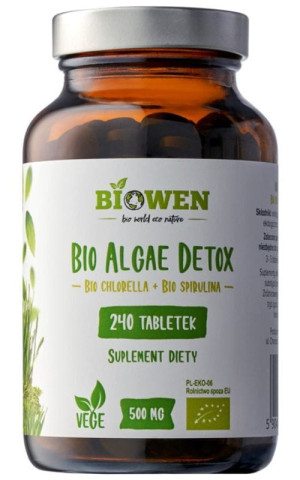 Biowen BIO Algae Detox – 500 mg, 240 tabl