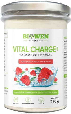 Biowen Elektrolity Malina Vital Charge+ 250 g