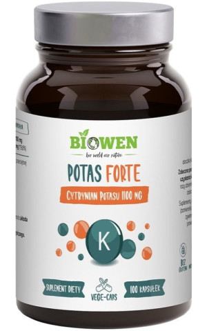 Biowen Potas Forte - 1100mg - 100 kapsułek