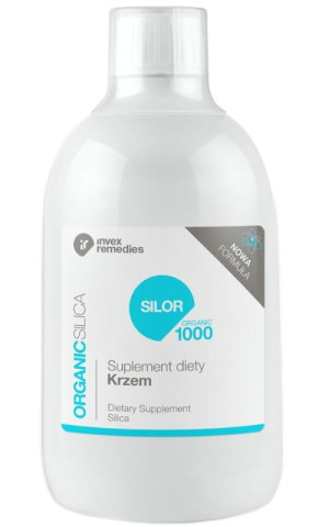 SILOR ORGANIC Krzem Organiczny 500 ml Invex Remedies