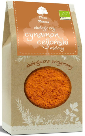 Cynamon Cejloński mielony BIO 200g DARY NATURY