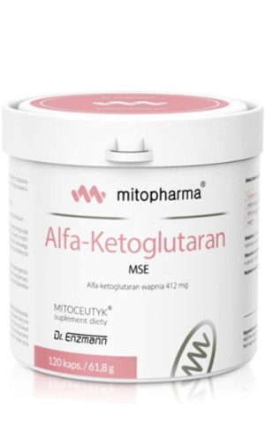 Mito-Pharma Alfa-Ketoglutaran MSE 120 kapsułek dr Enzmann