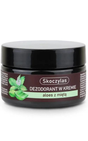 Skoczylas Dezodorant w kremie aloes z miętą - 60 ml