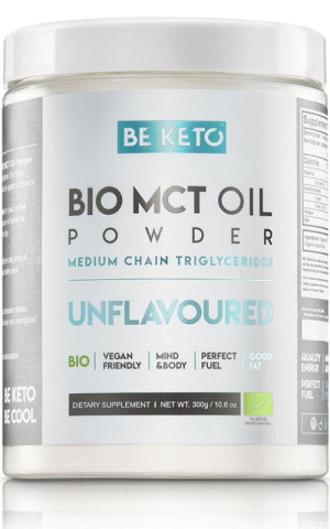 BeKeto BIO Olej MCT w proszku - Bezsmakowy 300g