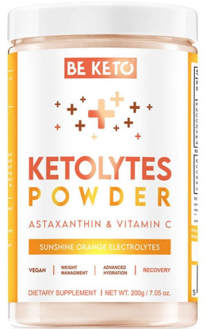 BeKeto Elektrolity Ketolytes w Proszku - Słoneczna Pomarańcza 200g
