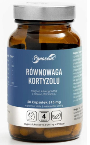 Panaseus Równowaga kortyzolu 50 kapsułek