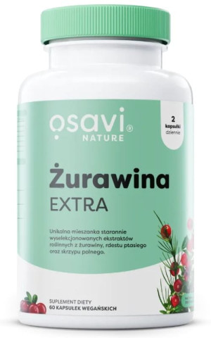 Osavi Żurawina EXTRA rdest + skrzyp 60 kapsułek