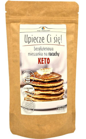 Mieszanka na racuchy KETO bezglutenowe 170g PIĘĆ PRZEMIAN