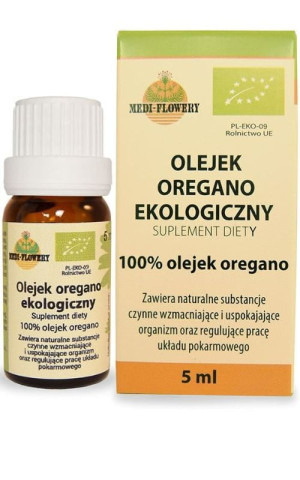 Olejek oregano 100% BIO 5ml MEDI-FLOWERY