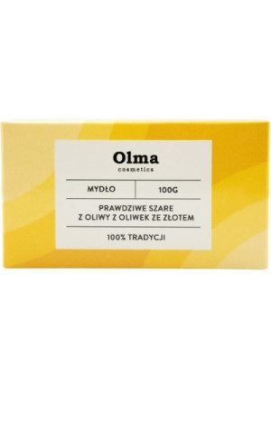 Mydło szare z oliwy z oliwek ze złotem 100g Olma