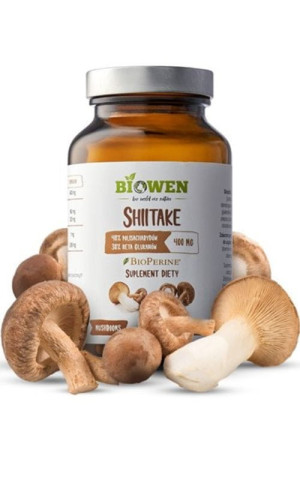 Biowen Shiitake - 400mg - 90 kaps