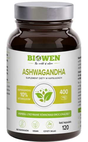 Biowen Ashwagandha 400 mg 120 kaps