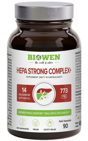 Biowen Hepa Strong Complex+ 90 kaps