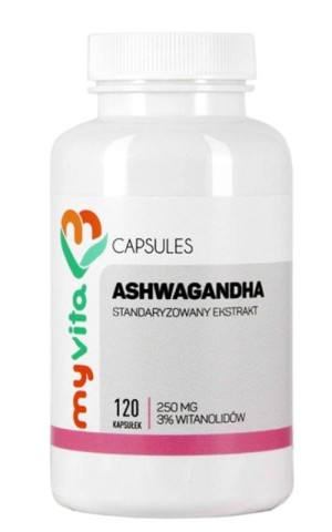 MyVita Ashwagandha 250mg 120 kapsułek