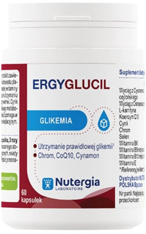 Nutergia Ergyglucil Glikemia 60 kapsułek