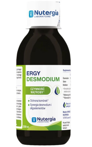 Nutergia Ergydesmodium (wsparcie wątroby i dróg oddechowych) 250 ml