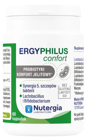 Nutergia Ergyphilus Confort, Mikrobiota 60 kapsułek
