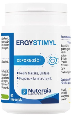 Nutergia Ergystimyl Odporność (Reishi, Maitake i Shiitake) 60 kapsułek