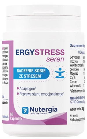 Nutergia Ergystress Seren poprawa stanu emocjonalnego 60 kapsułek