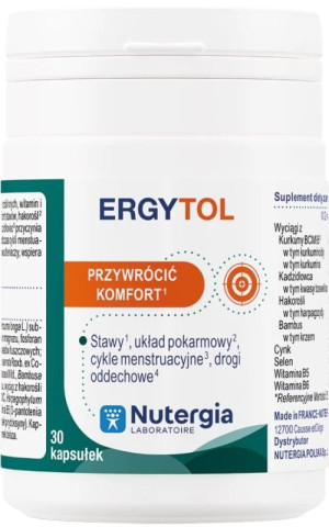 Nutergia Ergytol komfort stawów 30 kapsułek