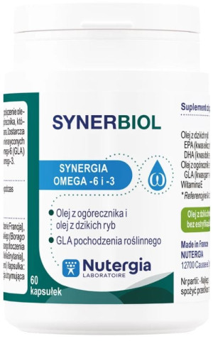 Nutergia Synerbiol zdrowe stawy i skóra 60 kapsułek