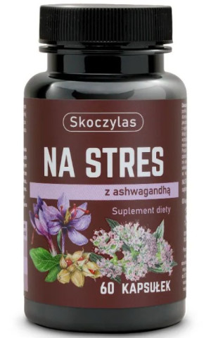 Skoczylas Na stres (ashwagandha, szafran, kozłek lekarski) 60 kapsułek