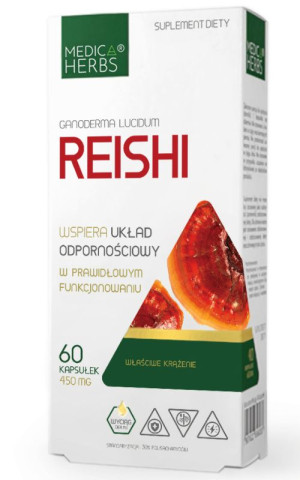 Reishi 450 mg 60 kaps MEDICA HERBS