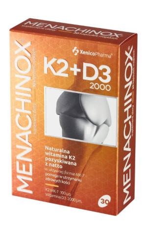 Xenico Menachinox K2 + D3 2000 30 kaps