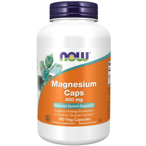 Now Foods Magnez 400 mg 180 kapsułek