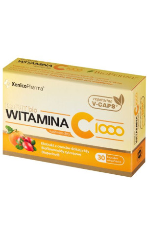 XeniVIT BIO Witamina C 1000 30 kaps Xenico Pharma