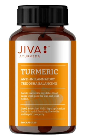 JIVA Ayurveda Kurkuma plus Amla 60 kaps. Immuno+ Stawy