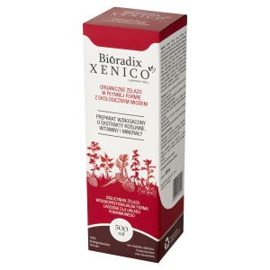 Bioradix 500ml Organiczne żelazo, minerały i witaminy w płynie Xenico Pharma