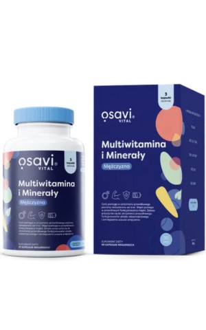 Osavi Multiwitamina i Minerały Mężczyzna 90 kaps