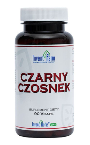 Czarny czosnek 90 kaps, Invent Farm