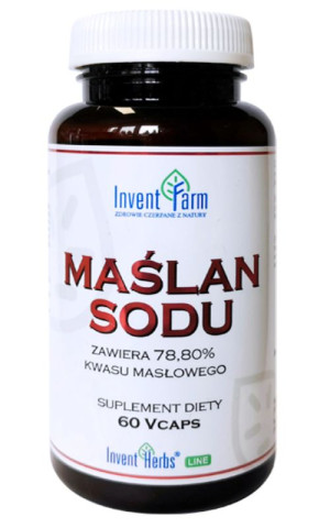 Maślan sodu 60 kaps, Invent Farm