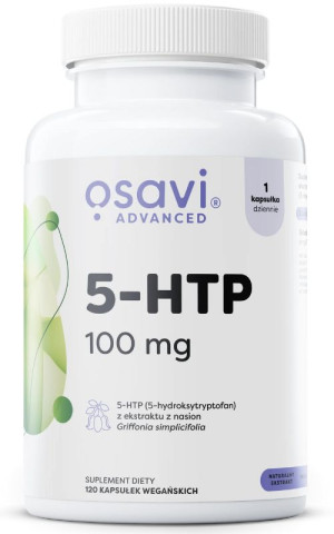 Osavi 5-HTP (Advanced) z nasion afrykańskiej czarnej fasoli 120 kaps