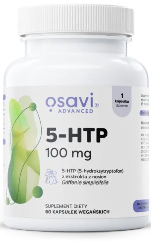 Osavi 5-HTP (Advanced) z nasion afrykańskiej czarnej fasoli 60 kaps